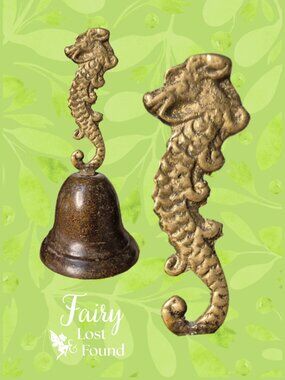 Vintage Brass & Bronze Chinese Dragon Bell 6"